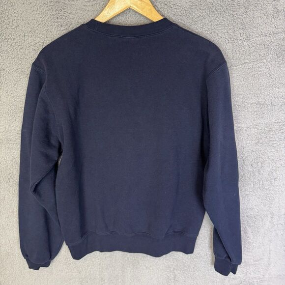 S Georgetown Hoyas Sweatshirt Mens S Blue Crew Neck Sweater Spell Out - Picture 7 of 8